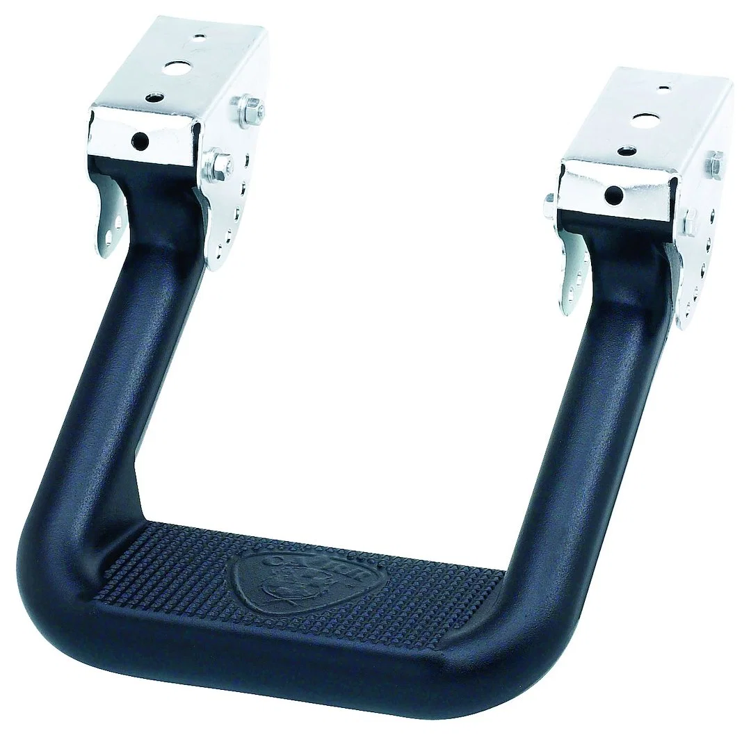 106331 – CARR Truck Step, Cab Mount Multi-Fit Set Of 2 Flat Step Non-Extendable Stationary Textured Powder Coated Mat...